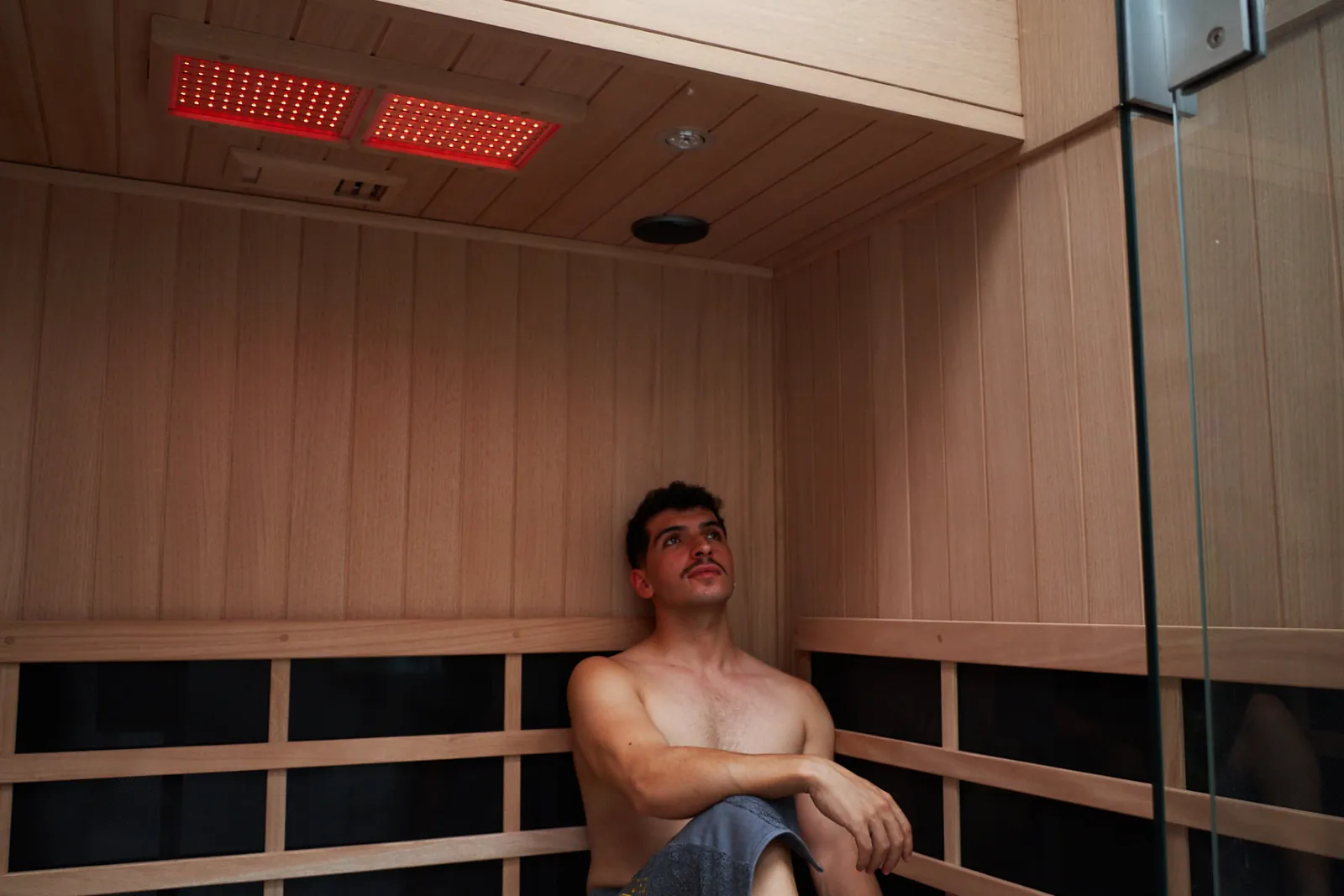 Infrarotsauna in der Fire & Ice Zone von Zenctuary Berlin